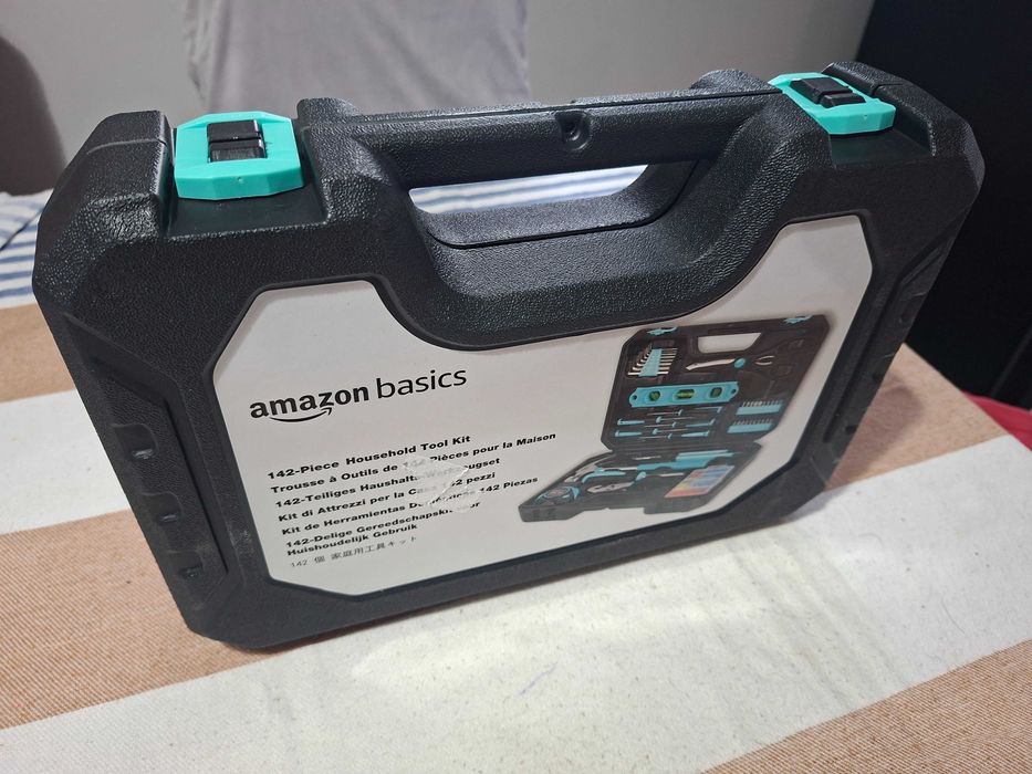 Amazon Basics zestaw narzędzi 142-elementowy do prac domowych