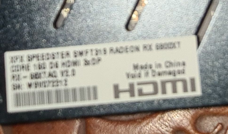 Placa gráfica XFX SWFT 319 AMD Radeon RX 6800 16GB GDDR6