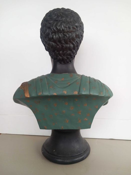 Busto de César Augusto e Sófocles