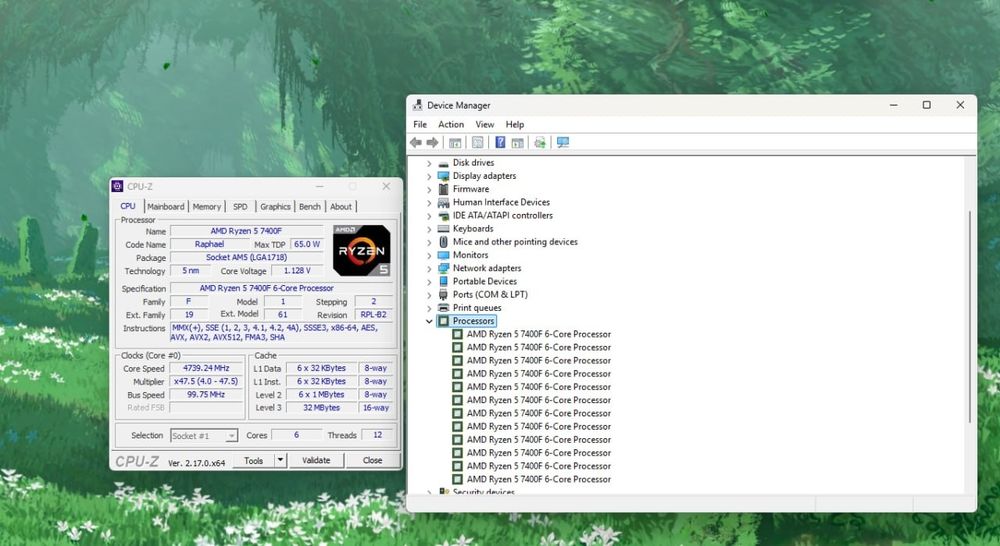 Процесор AMD Ryzen 5 7400f