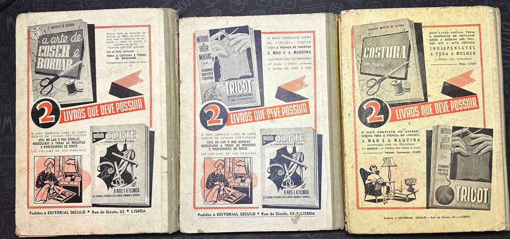 Método de Corte + outros 2 livros por Fernando Baptista de Oliveira
