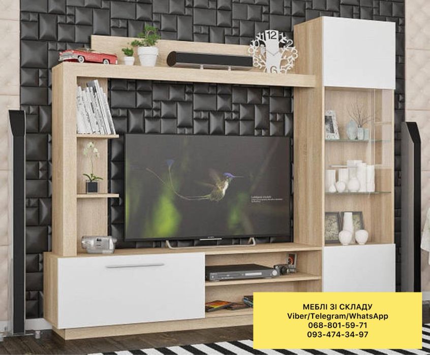 Вітальня, стінка у вітальню, стенка в гостиную