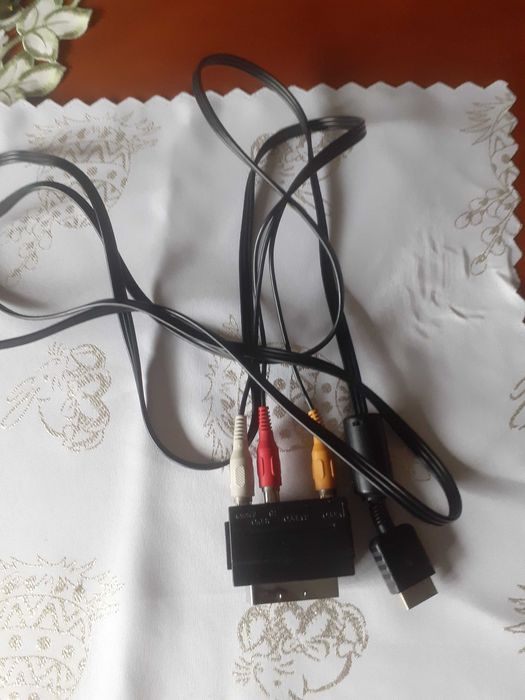 Kabel orginal Sony Playstation audio wideo plus czincza tv
