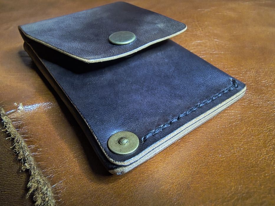 CardHolder-portfel skórzany. HAND MADE