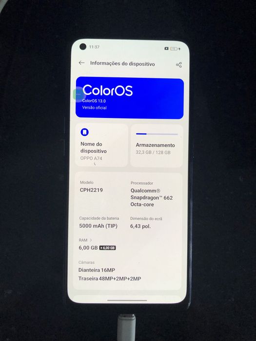 Telemovel OPPO A74