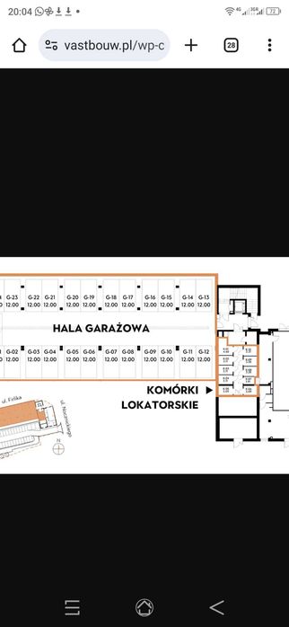 Miejsce postojowe w hali garażowej ul. Nocznickiego 40A