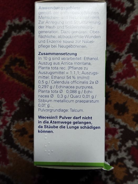 WECESIN puder od Welesa  50g