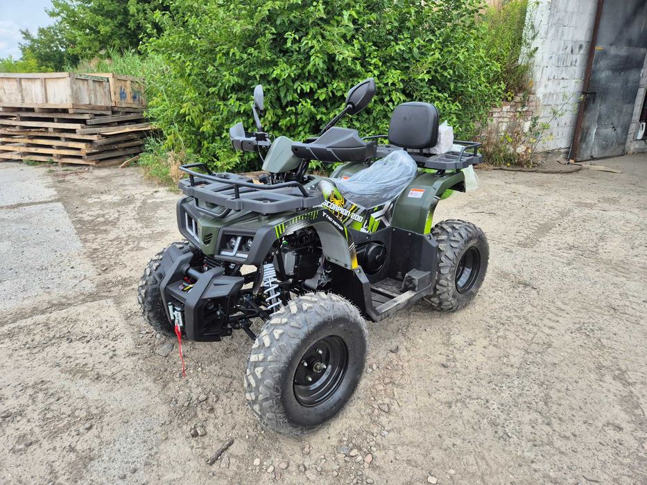 Квадроцикл Коман Скорпион 200сс Comman 200 с лебедкой