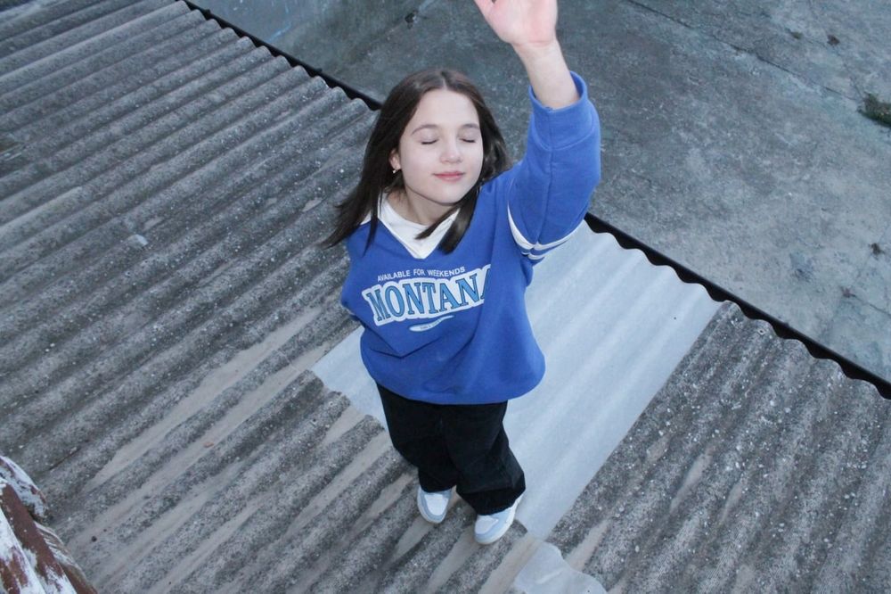 Світшот синього кольору