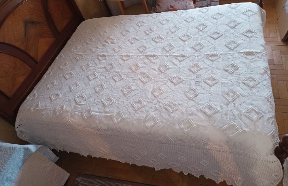 Colcha Renda Artesanal de Casal