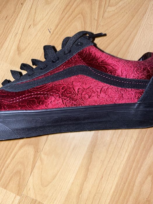 Vans vermelho em camurça