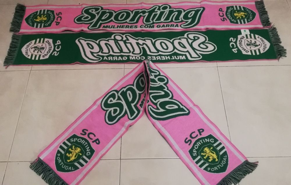 Cachecol do sporting Rosa Novo64552187021186120