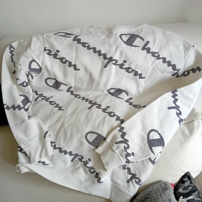 Bluza M Champion biala bawelna