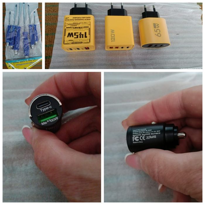 Ударные отвёртки, зарядное устройство, зарядка в прикуривателя