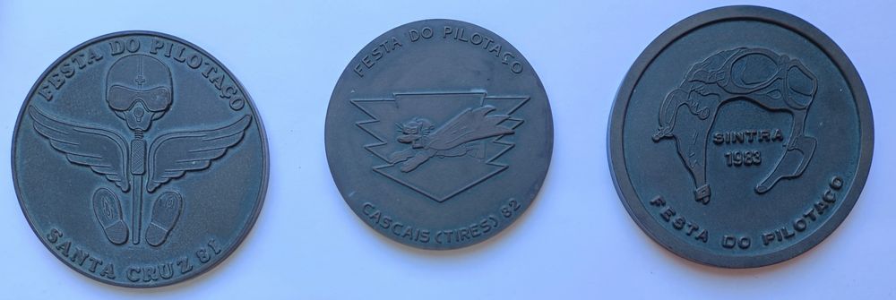 Medalhas de Festa do Pilotaço. Associação Força Aérea Portuguesa. AFAP