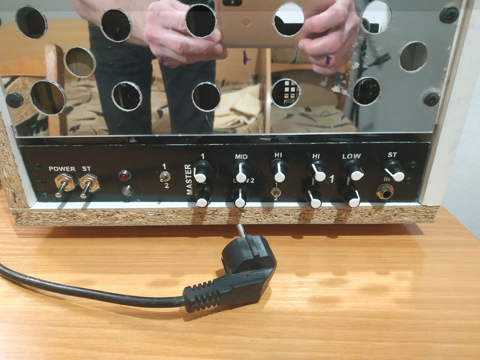 Ламповая гитарная голова усилитель, двухканальный