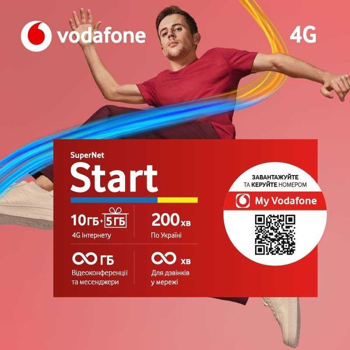 ‼️ Рік без абонплат ‼️ 4G Безлімітний інтернет Vodafone Архівні тарифи