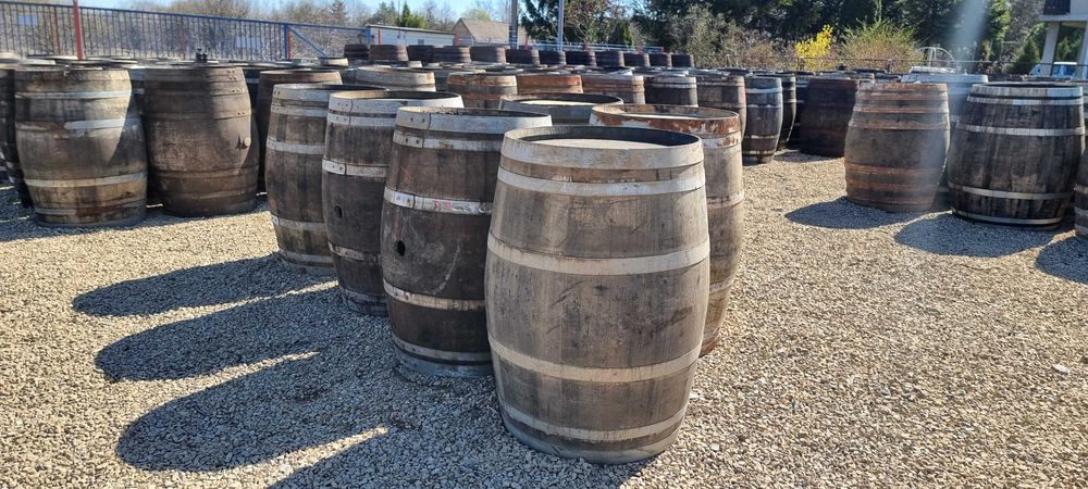 Beczka dębowa drewniana po winie dębowa szczelna beczka 225 litrów