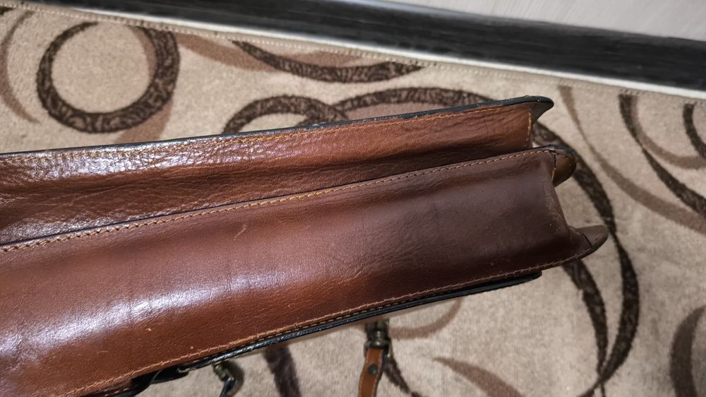 Деловой кожаный портфель Linea Italian