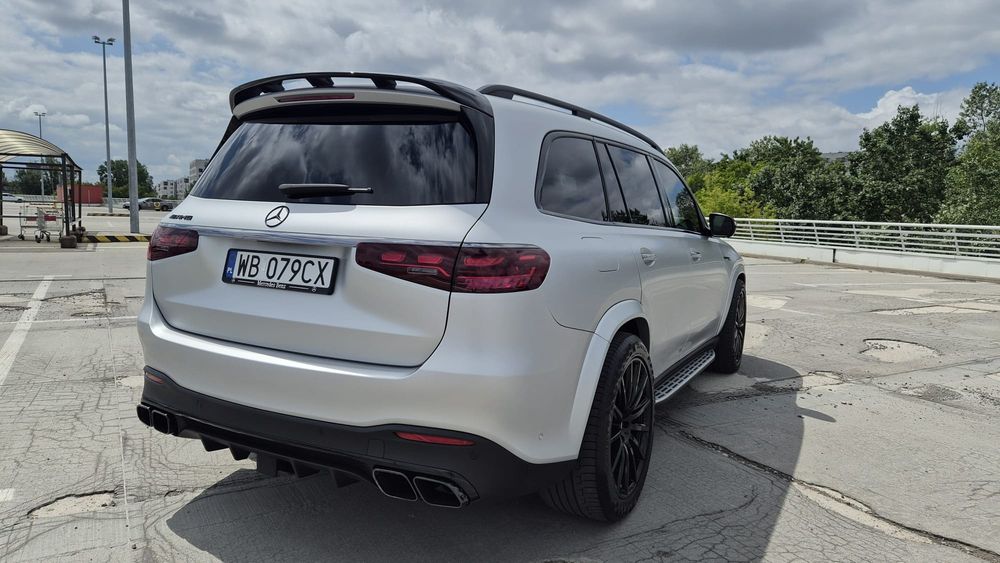 GLS 63 580 AMG V8 WARSZAWA 6 OSÓB 600KM x167 jak nowy folia PPF 2021r