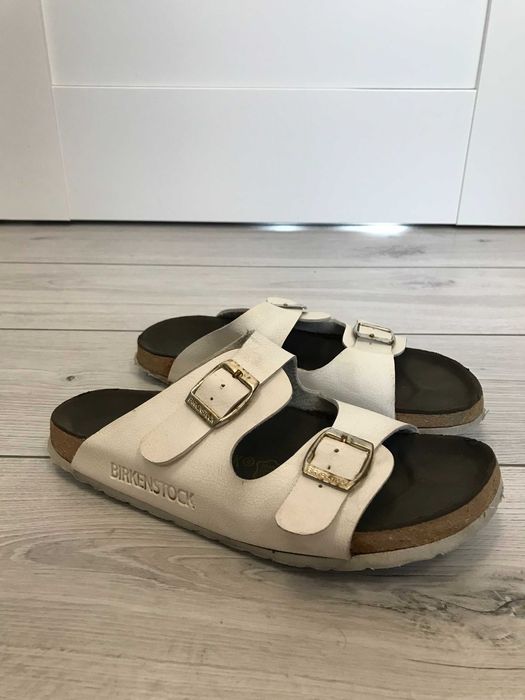 Skórzane klapki Birkenstock Arizona rozm. 39
