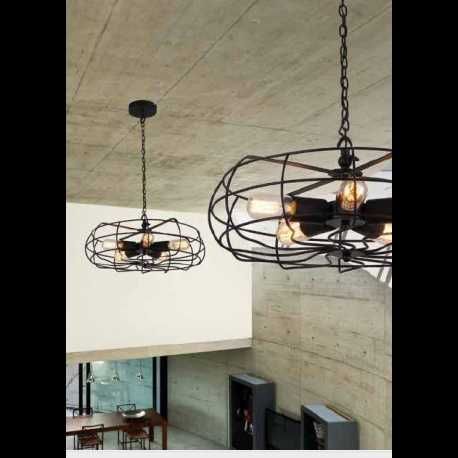 Lampa wisząca FAN Azzardo FLM02-BK AZ2532 jak NOWA!