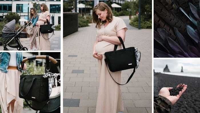 Torba Dla Mamy. Do Wózka CARMEN Czarna 1571/01 Baby Ono