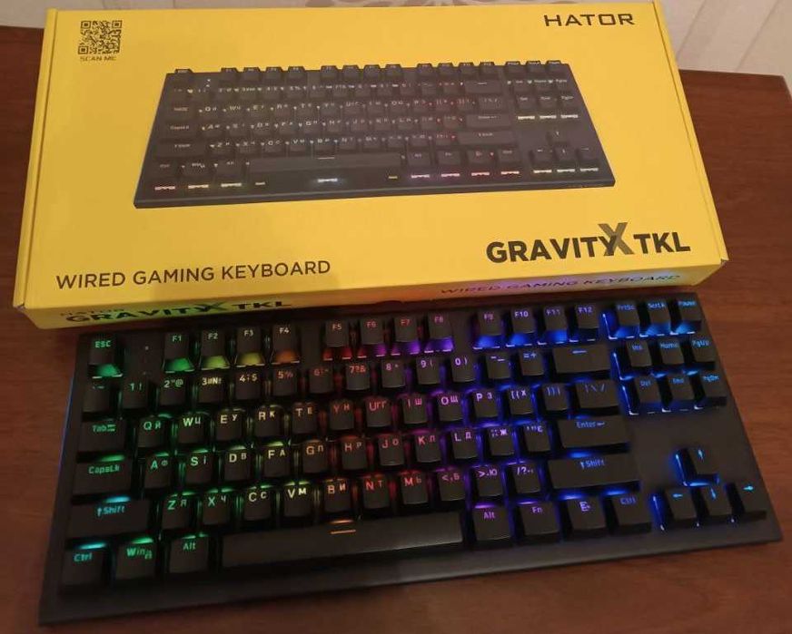 Клавиатура Hator Gravity X TKL RGB