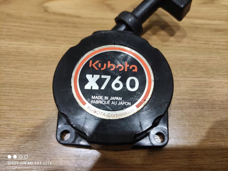 Kubota X760 Nożyce Szarpak Starter Rozrusznik