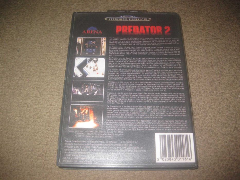 Jogo "Predator 2" para Sega Mega Drive