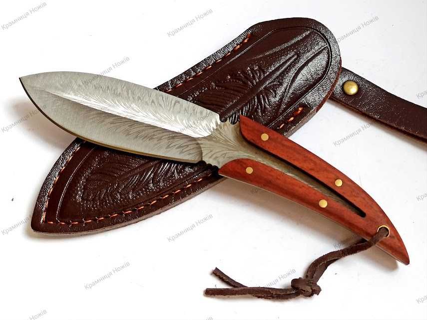 Ніж туристичний Пташине Перо Нож охотничий Перо + чохол Гарна якість