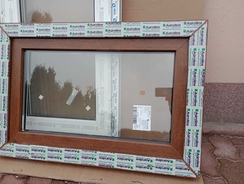 okno PCV szer.100 x wys.60 U lub 60x100 RU białe,techniczne i inne rozmiary
