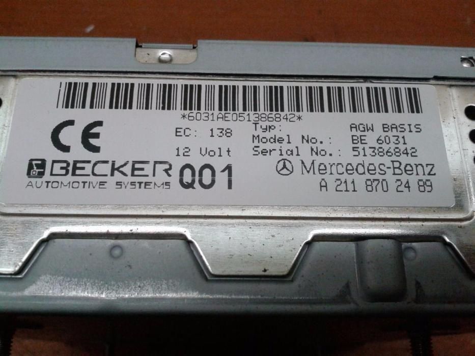 Media Gateway AGW BE6031 - Mercedes Classe E e SLK (W211 W171)