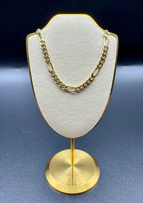 Złota bransoletka "FIGARO"; próba: 14ct 585, waga: 5,87g, długość: 16 cm