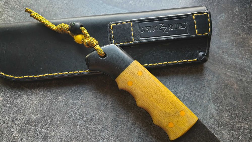 Nóż ZZ Custom Knives, SCAGELL, G10, micarta