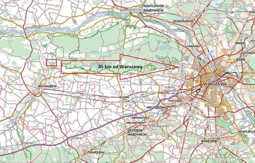 DziałkI budowlane Konary ul. BRZOZOWA / 1500 m² // Żelazowa Wola // Sochaczew // - Widok 5