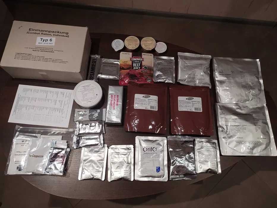 Немецкий суточный ИРП/MRE Германии/МРЕ/German/сухпай/пайок/сухой паек