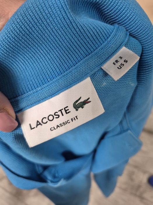 Koszula polo Lacoste Classic Fit niebieska rozm S
