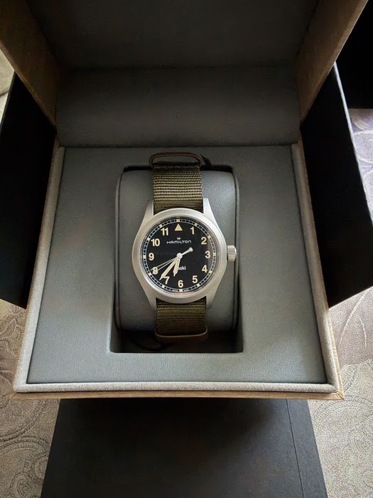 Годинник Hamilton khaki field quartz 38 mm