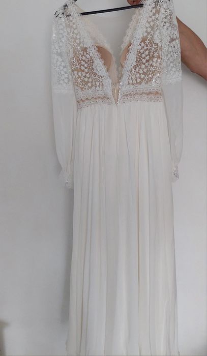 Suknia ślubna boho.
