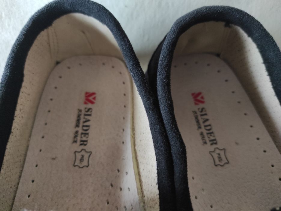 Czarne mokasyny damskie Siader  nr 40