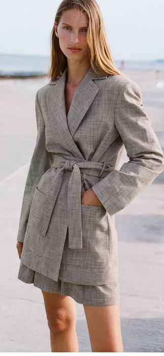 Піджак Пальто льон Zara