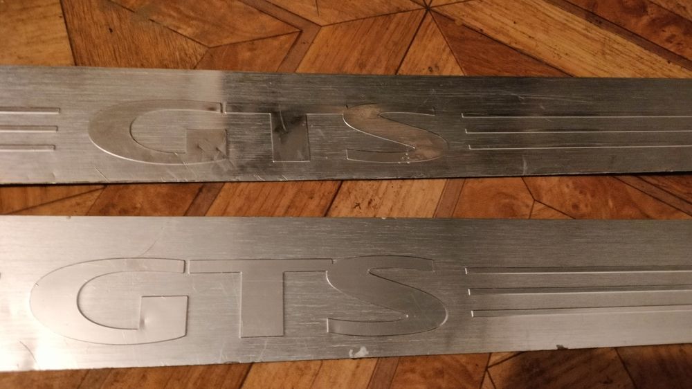 Oryginalne nakładki progowe GTS Opel Vectra C / Signum - Aluminium