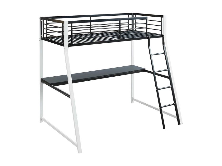 Cama e colchão, com secretária integrada 90x190 cm
