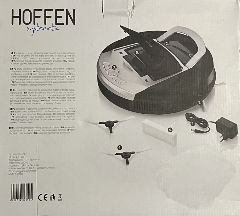 Robot sprzątający Hoffen AR-2U