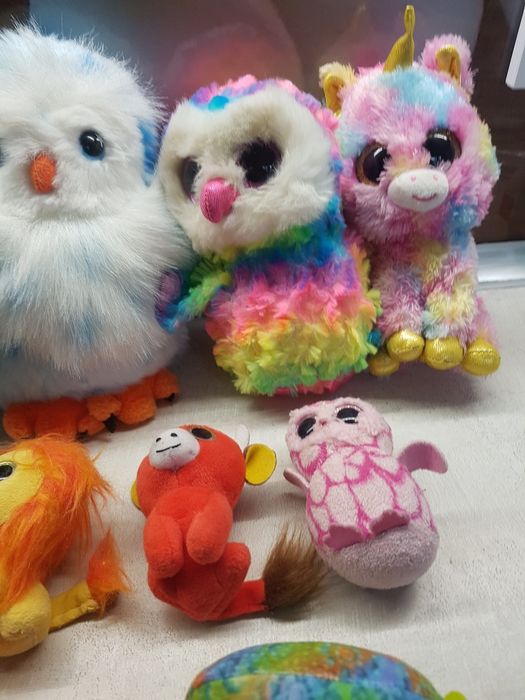 Ty іграшки з бличкучими круглими очима дуже гарні багато колекція наша