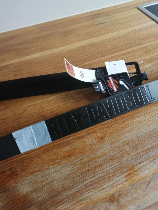 Pasek skórzany Harley Davidson L nowy