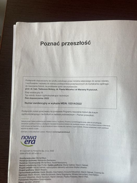 Poznać przeszłość 4 Liceum i Technikum