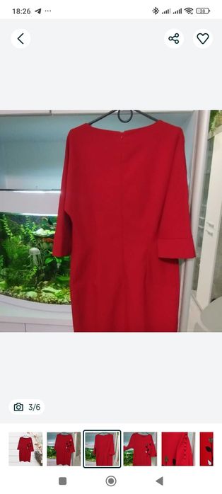 Червона сукня. 38/М