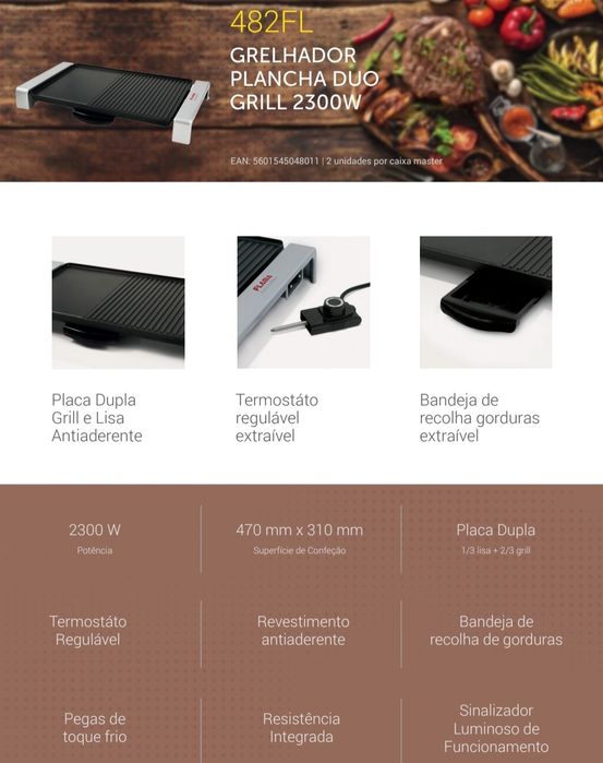 Grelhador Plancha- Novo!!